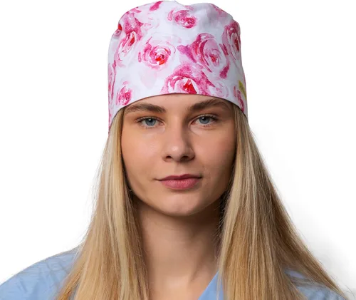Vista 7 de Print Scrub Caps - Sombrero perfecto para enfermeras, médicos y EMTs..