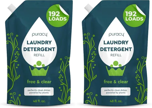 Vista 12 de Puracy - Detergente líquido natural para lavandería para bebés - Libre de 1,4 Dioxano, concentrado líquido de detergente sin fragancia y suave