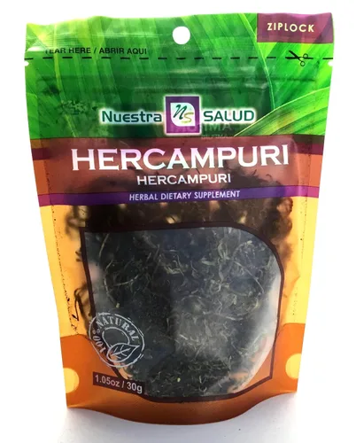Vista 3 de Hercampuri Tea Herbal Infusion zip lock (1.06 oz X 3) Té amargo fuerte