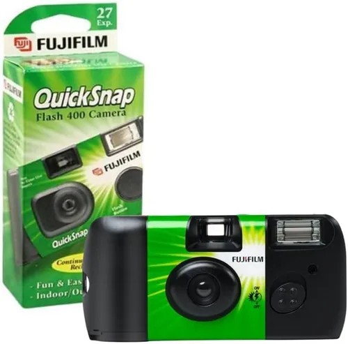 Vista 6 de Fujifilm QuickSnap Flash 400 - Cámara de 1.378 in de uso único, 27 exposiciones, paquete de 4