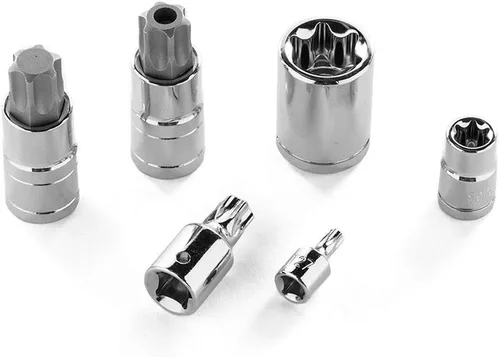Vista 3 de XtremepowerUS 60 PC Star Socket Set Tamper Bit Plus Prueba S2 Chrome Herramientas W/Case