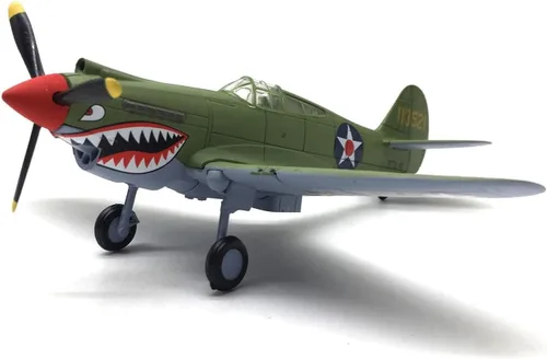 Vista 9 de TECKEEN 1/72 Escala American P40 Fighter P-40 Fighter Avión Modelo Aleación Diecast Plane Modelo para Colección