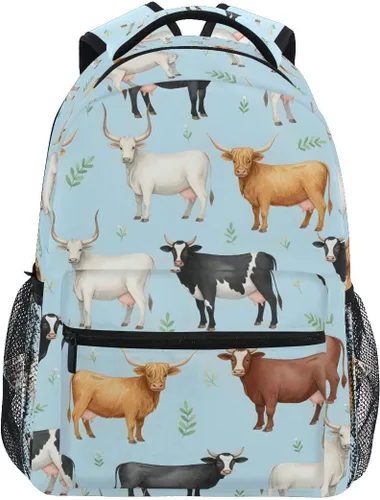 Vista 15 de senya Roaring Panther Mochila escolar Mochila de viaje para niños estudiantes, Patrón 1, Mochilas Daypack
