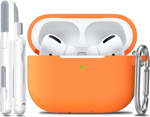Vista 39 de R-fun Funda para AirPods Pro 3, diseño de consola de juegos de silicona para Apple AirPods Pro de 3ª generación (cable USB-C), con kit limpiador