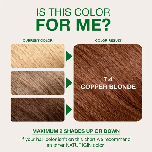 Vista 7 de Naturigin coloración permanente para cabello 100% cobertura de canas, tinte duradero. Fórmula natural nutritiva vegana y libre de crueldad