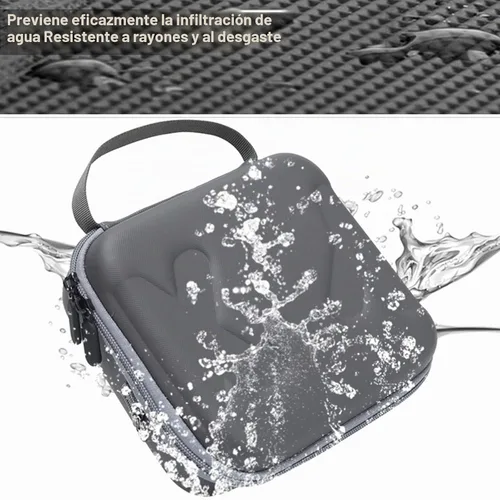 Vista 3 de Estuche de transporte para DJI OM8 – Bolsa de almacenamiento portátil de viaje, funda rígida para DJI Osmo Mobile 8 Smartphone Gimbal Stabilizer