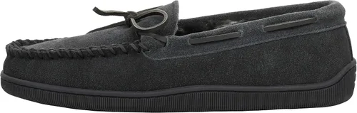 Vista 7 de Minnetonka - Pantuflas con suela rígida y forro de pelo para hombre