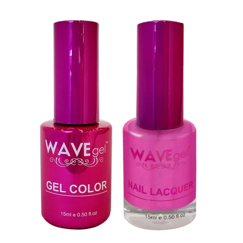 Vista 32 de WAVEGEL - Juego dúo de gel y esmalte de uñas a juego - Colección Princess - #001 Super Black I 0.5 onzas #001 Super Negro
