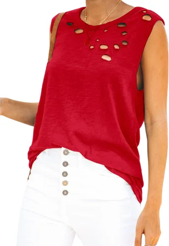 Vista 4 de Avanova Camiseta sin mangas estampada de verano para mujer