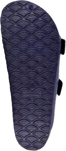 Vista 4 de Nautica Sandalias de doble hebilla para hombre, deslizables, ajustables, impermeables, planas
