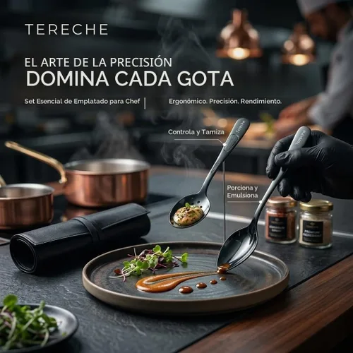 Vista 4 de Kit de cuchara de galjanoplastia culinaria, kit de cucharas de baño de lujo (3)