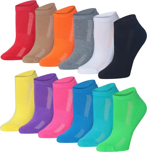 Vista 14 de Tipi Toe Women’s 12 Pack Cushioned Low Cut Socks – Breathable, Moisture-Wicking Athletic Comfort for Running & Daily Wear