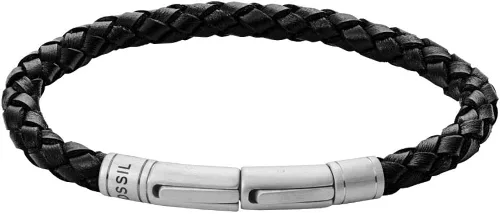 Vista 5 de Fossil Billetera plegable de cuero Quinn para hombre