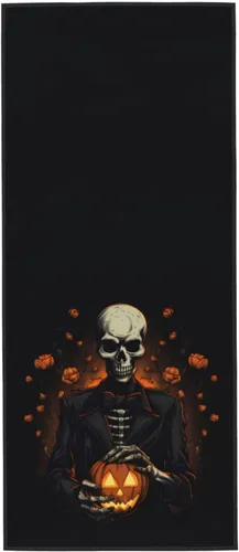 Vista 23 de Toallas suaves para los dedos, toalla de mano de fuego y agua para regalo durante todas las estaciones, 12 x 27.5 pulgadas