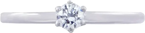 Vista 10 de Tienda Collection Sterling Silver Solitaire Ring set with Round Infinite Elements Cubic Zirconia