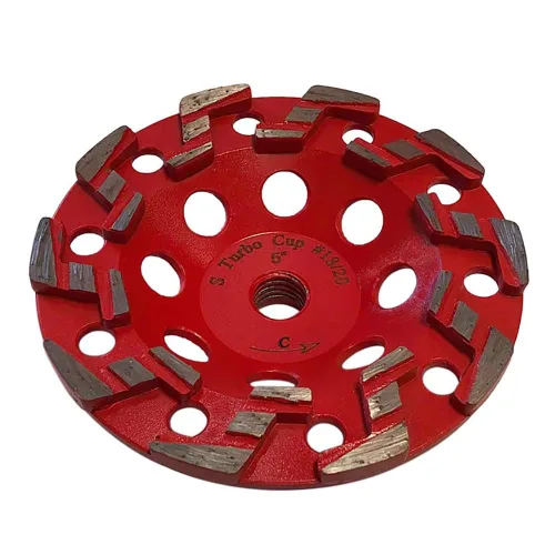 Vista 13 de Muelas abrasivas de diamante de alto rendimiento de 4.5 "para hormigón agresivo, pintura, epoxi, masilla, eliminación de revestimiento, grano