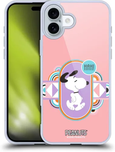 Vista 42 de Head Case Designs Snoopy Deco Dreams - Funda de gel suave con licencia oficial de Peanuts Blue Pattern compatible con Apple iPhone 7 Plus/iPhone 8