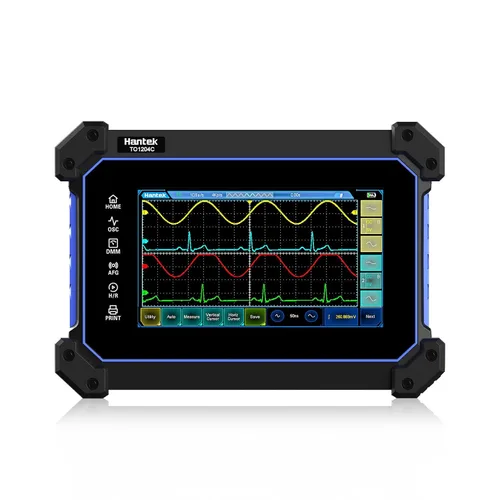 Vista 11 de Hantek TO1112 Osciloscopio de tableta con pantalla táctil, osciloscopio digital de mano de 2 canales, 110MHz