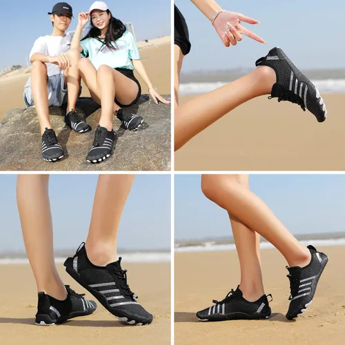 Vista 7 de Water Shoes for Women Men Quick Dry Beach Barefoot Shoes Non Slip Hiking Shoes Swim Shoes Pool Shoes Yoga Shoes Lightweight Aqua Socks