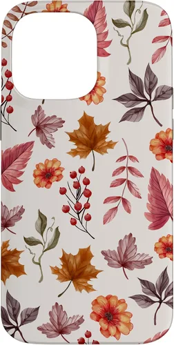 Vista 21 de Halloween Pattern Fall Leaves Pattern - Autumn Season Case for iPhone 17