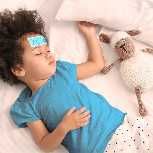 Vista 9 de BEKOOOL Hojas de gel suave para niños para aliviar el enfriamiento de las molestias de la fiebre 4