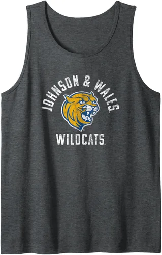 Vista 3 de Johnson and Wales University JWU Wildcats - Camiseta sin mangas grande, Negro