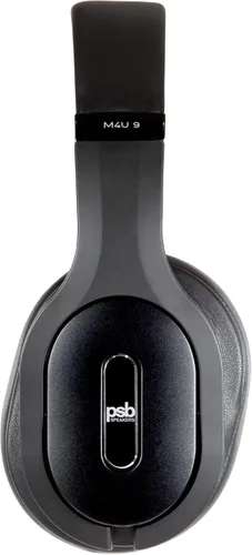 Vista 5 de PSB Speakers M4U 9 Auriculares inalámbricos con cancelación activa de ruido, color negro azabache