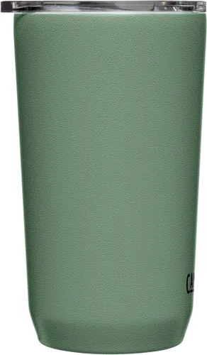 Vista 2 de CamelBak Horizon Vaso Térmico de 16 oz - Acero Inoxidable Aislado - Tapa de Tres Modos - Musgo
