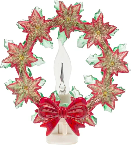 Vista 13 de Creative Hobbies Luz nocturna Heavenly Glow Angel - Incluye 5 W C7 y enchufe giratorio con interruptor de encendido/apagado