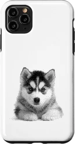 Vista 13 de Cute Siberian Husky for Dog Mom and Paw Parents Case for iPhone 16