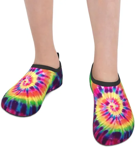 Vista 4 de Waterpark Essentials-Water Shoes for Boy Girl Kids Swim Water Shoes Quick Dry Non-Slip Water Skin Barefoot Aqua Pool Socks for Beach Outdoor Gift