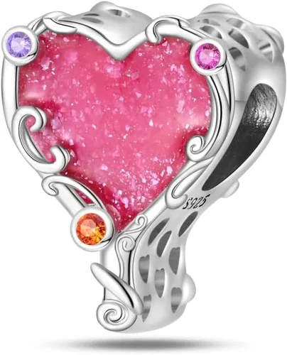 Vista 129 de KUNSIR Los abalorios se adaptan a pulseras Pandora para mujer, plata de ley 925, cuentas colgantes de joyería para niñas, dijes de feliz cumpleaños