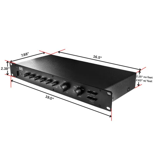 Vista 2 de OSD Audio Preamplificador de alta definición Pre-1 – Selección de fuentes múltiples Phono Ready