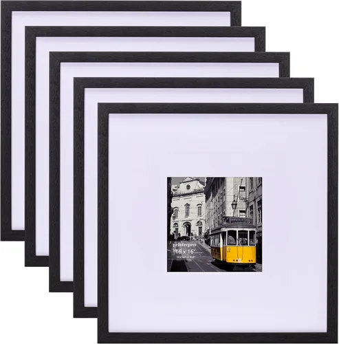 Vista 49 de eletecpro Juego de 5 marcos de fotos de 8 x 10 pulgadas, collage de fotos, decoración de pared, fotos de 5 x 7 con paspartú o de 8 x 10 pulgadas sin