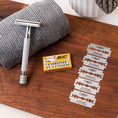 Vista 6 de 50 BIC - Cuchillas de afeitar de doble filo, cromo platino