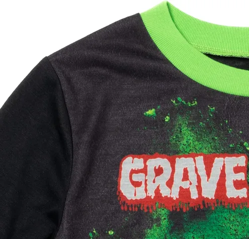 Vista 5 de Monster Jam Grave Digger - Camisa y pantalones de pijama