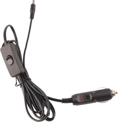 Vista 7 de Luqeeg Lavadora eléctrica a presión de 12 V, 80 W, 130 PSI, potente lavadora portátil con manguera de PVC de 20 pies, función de protección contra
