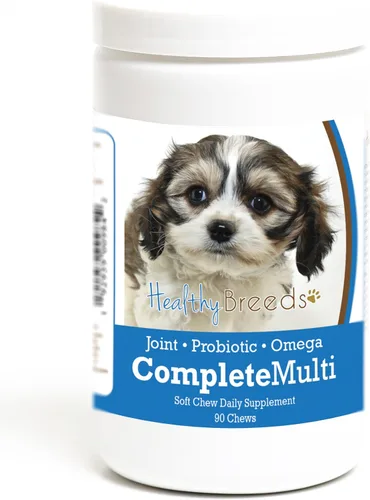 Vista 402 de Healthy Breeds Affenpinscher todo en uno multivitamínico suave masticable 60