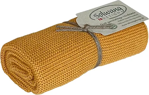 Vista 42 de Solwang 100% algodón orgánico certificado fabricado en la India Toalla de cocina/mano de diseño danés (verde ártico orgánico)