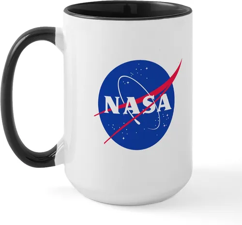 Vista 7 de CafePress NASA - Taza grande de cerámica para café, 15 oz (15.0 fl oz)