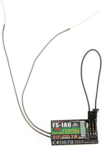 Vista 4 de GoolRC 2.4G FS-iA6 Receptor de control remoto de 6 canales con doble antena compatible Flysky i4 i6 i10 GT2E GT2F GT2G Transmisor