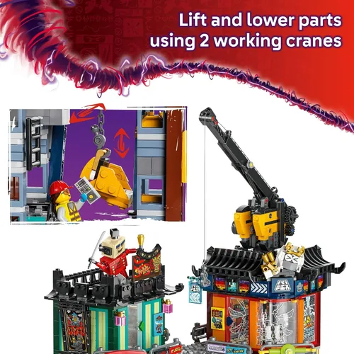 Vista 5 de LEGO NINJAGO City Workshops - Juguete de construcción – Juego de ninja para niños y niñas, a partir de 14 años – Regalo para adolescentes – Incluye