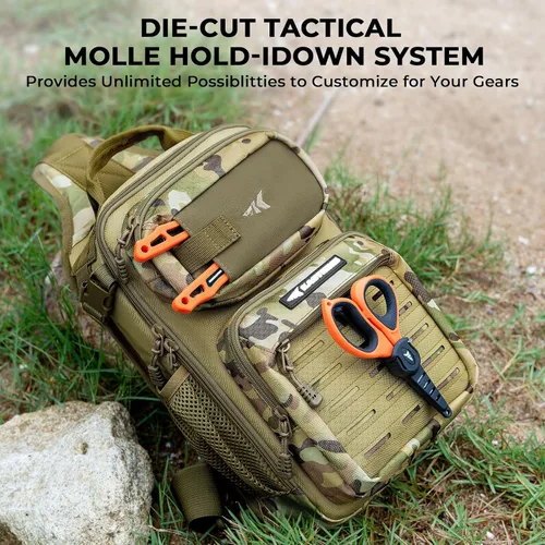 Vista 6 de KastKing BlowBak - Bolsa táctica para aparejos de pesca, mochila de pesca ligera, almacenamiento para equipo y equipo, regalo para hombres