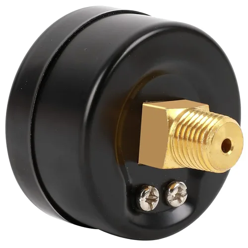 Vista 7 de Uharbour Manómetro de presión de agua para gas y agua (15 psi) escala única con conexión trasera NPT de 1/4