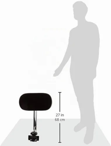 Vista 2 de Respaldo universal del trono del tambor con soporte ajustable de la parte