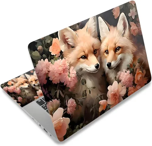 Vista 25 de Adhesivo para laptop de 12.1-15.6 pulgadas, calcomanía reutilizable universal de vinilo para laptop, protector de arte impermeable en color panal