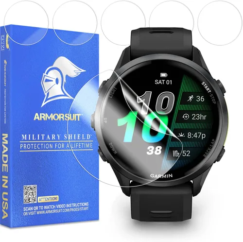 Vista 18 de ArmorSuit MilitaryShield - Protector de pantalla compatible con Fitbit Versa 2 (paquete de 6) de cobertura máxima, película transparente HD