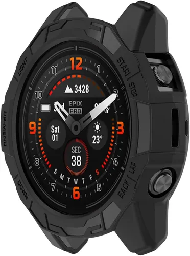Vista 10 de TenCloud Funda compatible con Garmin Fenix 7/Fenix 7 Solar/Fenix 7 Sapphire Solar/Fenix 7 Pro Sapphire Solar de 1.850 in (sin protector de pantalla)