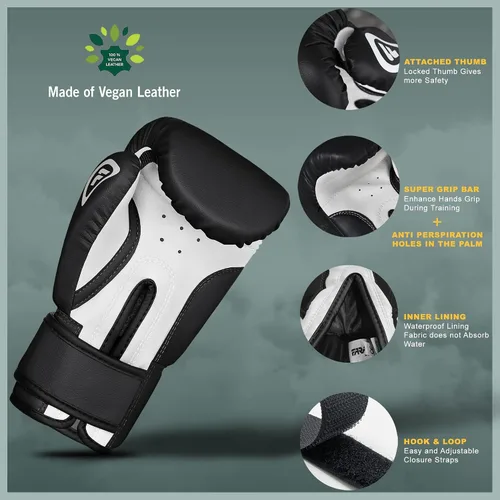 Vista 4 de Kids Boxing Gloves for 3-10 Years 4 oz Youth Boxing Gloves Junior Punching Gloves MMA Muay Thai Boys and Girls Training Gloves