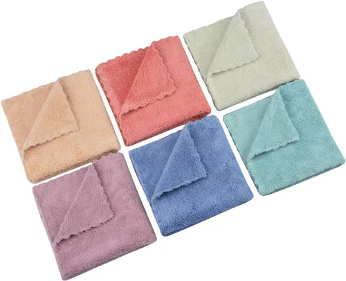 Vista 4 de Trapo de microfibra multifuncional para muebles de casa, trapos reutilizables, paños de cocina, paños absorbentes y de secado rápido, 6